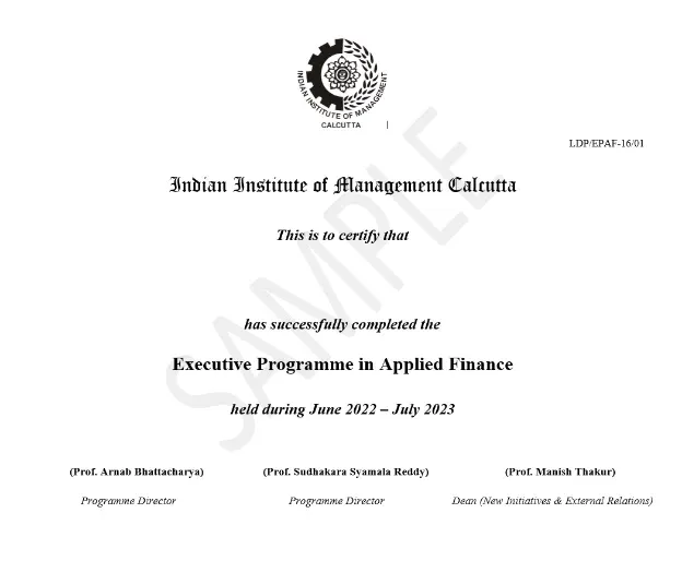 Certificate Thumbnail